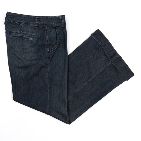 a.n.a. Jeans Denim Trouser Wide Leg Dark EUC - Picture 7 of 7